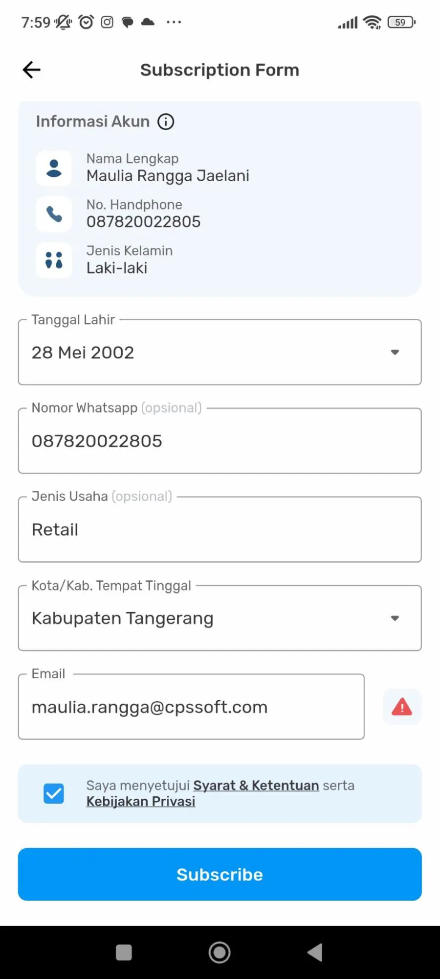 menerima undangan loyalty program